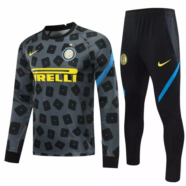 Tuta Calcio Inter Milan 20/21 Grigio Nero